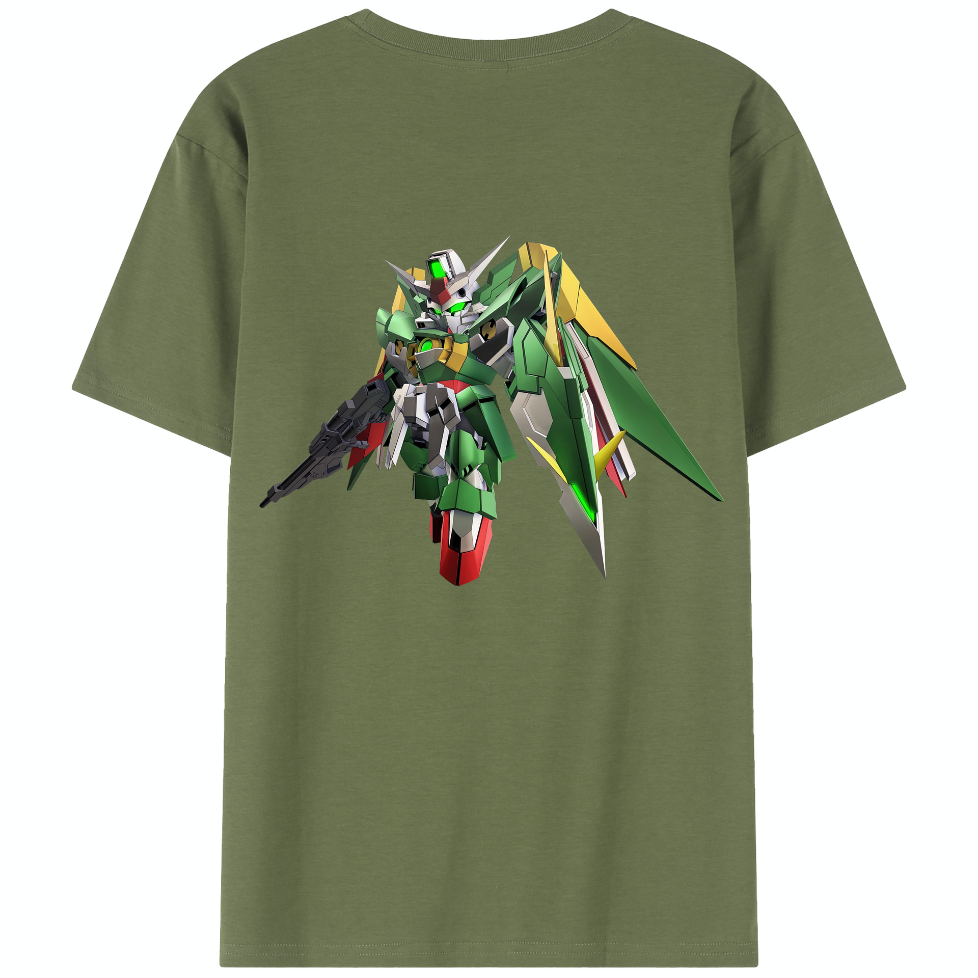 （画像用） 機動戦士ガンダム Mobile Suit Gundam 綿100％半袖Tシャツ（背面プリント）